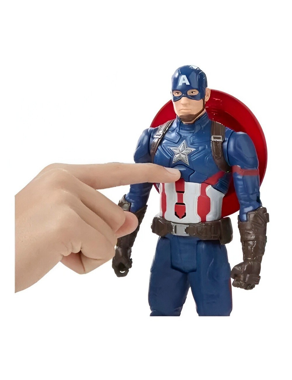 Figura Coleccionable Juguete Sonido Comic Capitan America
