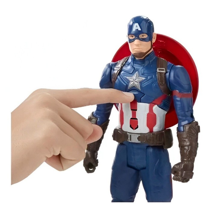 Figura Coleccionable Juguete Sonido Comic Capitan America