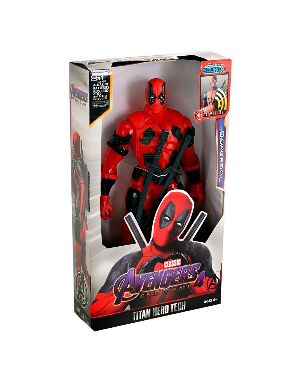 Figura Coleccionable Juguete Sonido Comic Deadpool Wade