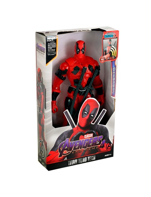 Figura Coleccionable Juguete Sonido Comic Deadpool Wade