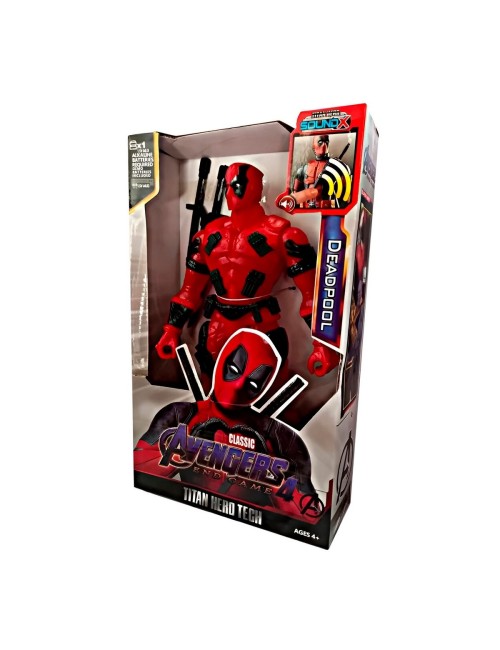 Figura Coleccionable Juguete Sonido Comic Deadpool Wade