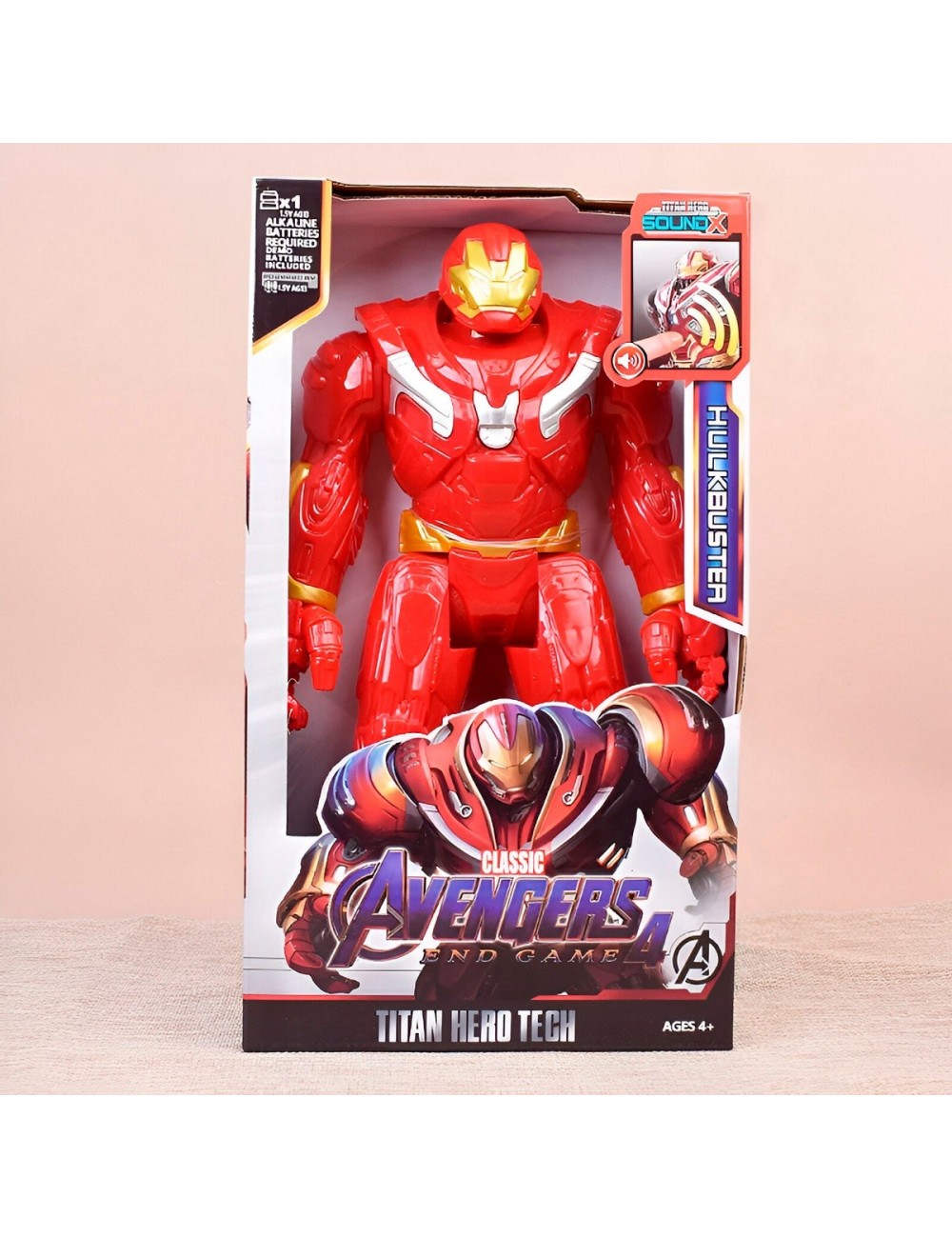 Figura Coleccionable Juguete Sonido Comic Hulkbuster
