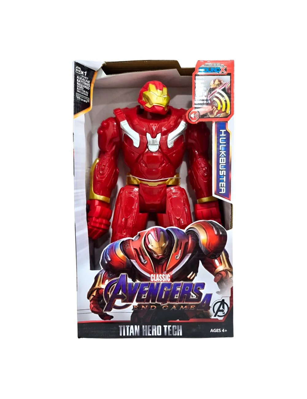 Figura Coleccionable Juguete Sonido Comic Hulkbuster