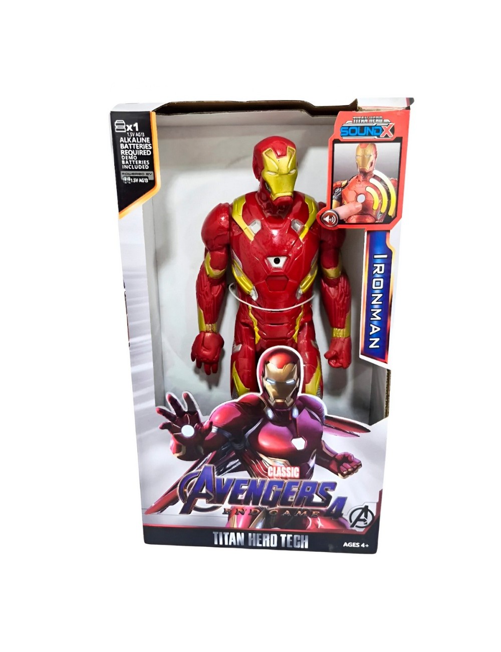 Figura Coleccionable Juguete Sonido Comic Iron Man