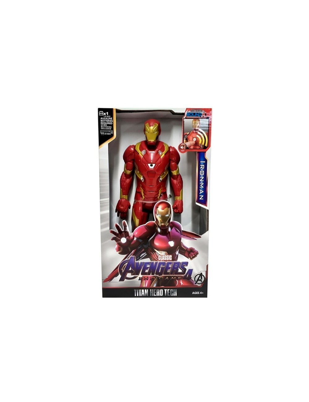 Figura Coleccionable Juguete Sonido Comic Iron Man