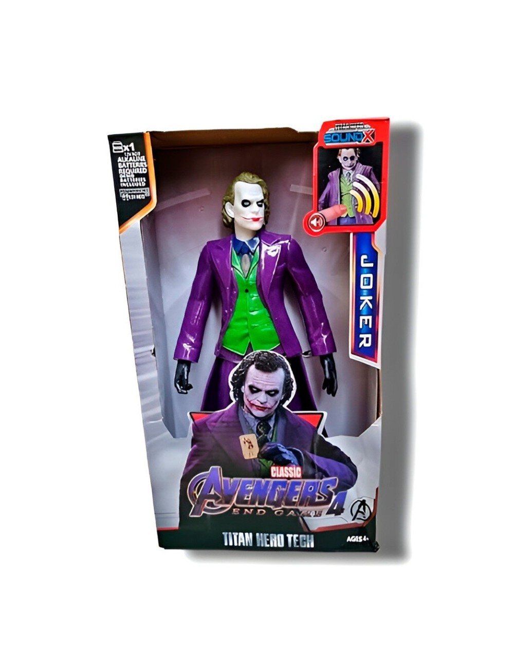 Figura Coleccionable Juguete Sonido Comic Joker Guason