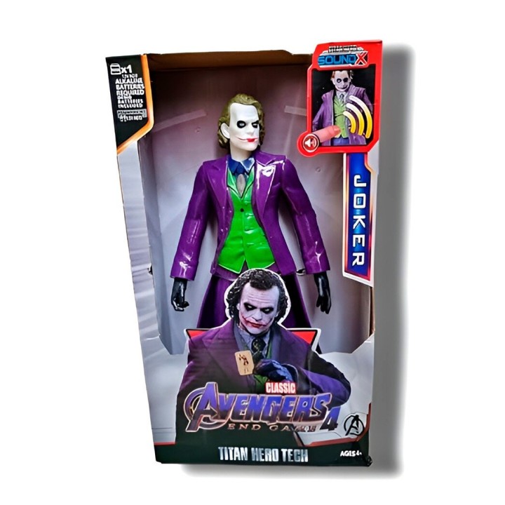 Figura Coleccionable Juguete Sonido Comic Joker Guason