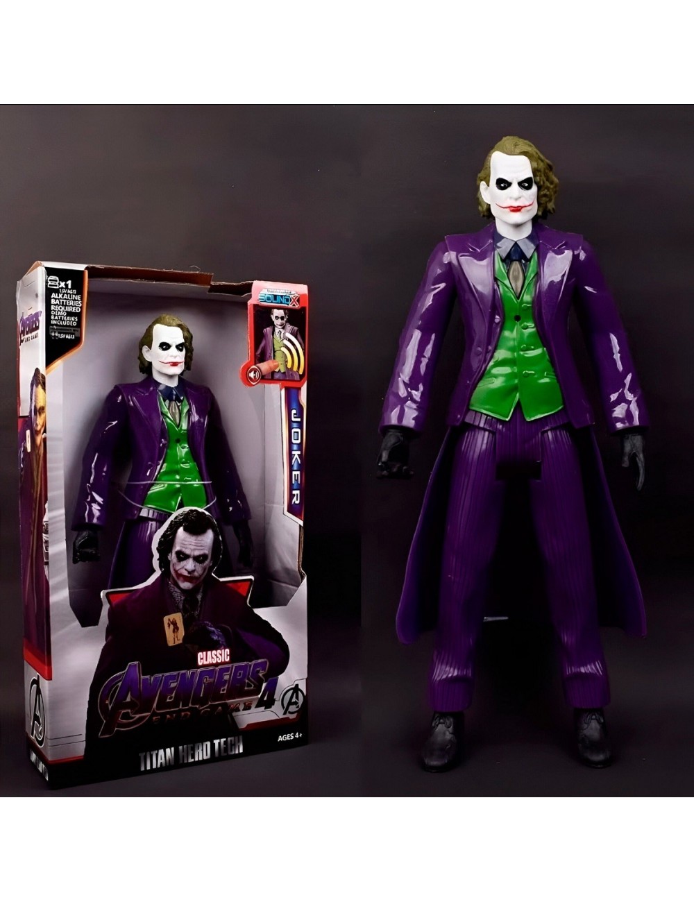 Figura Coleccionable Juguete Sonido Comic Joker Guason