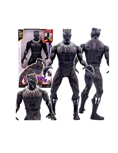 Figura Coleccionable Juguete Sonido Comic Pantera Negra