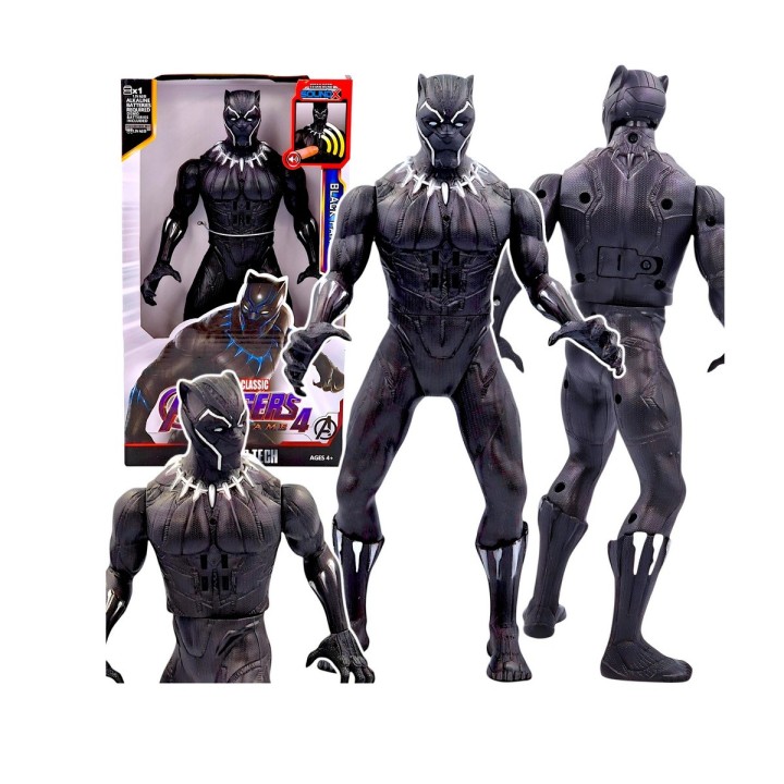 Figura Coleccionable Juguete Sonido Comic Pantera Negra