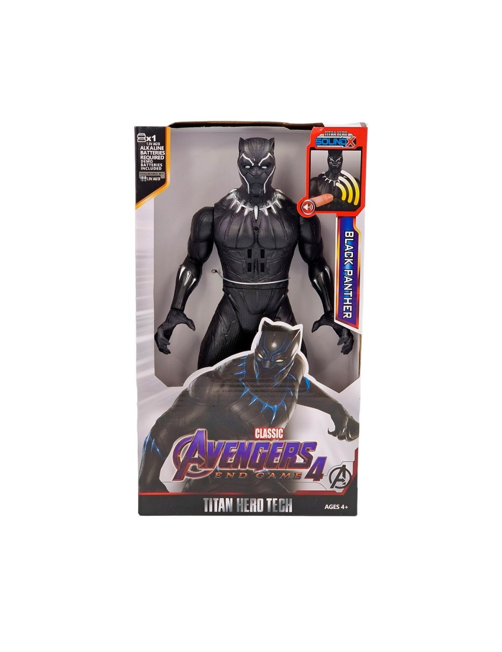 Figura Coleccionable Juguete Sonido Comic Pantera Negra