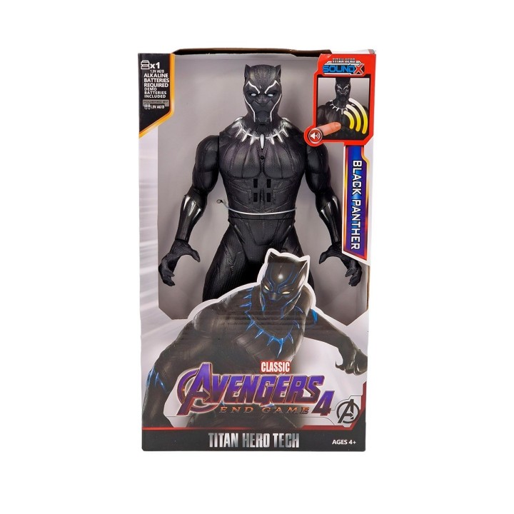 Figura Coleccionable Juguete Sonido Comic Pantera Negra