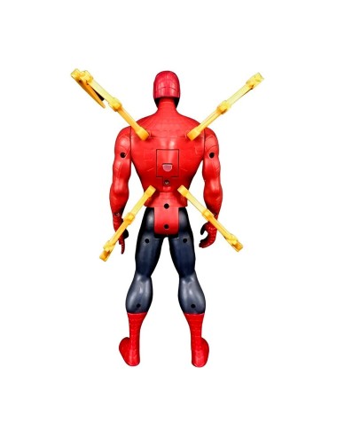 Figura Coleccionable Juguete Sonido Comic Spiderman Dorado