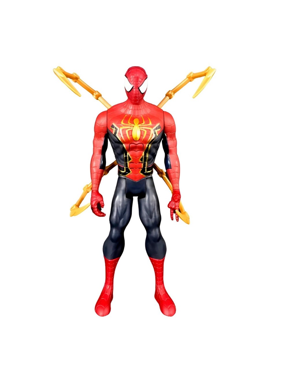 Figura Coleccionable Juguete Sonido Comic Spiderman Dorado