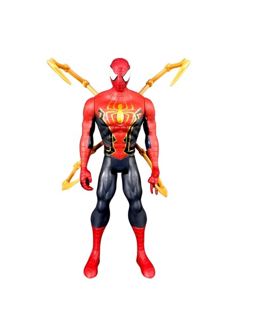 Figura Coleccionable Juguete Sonido Comic Spiderman Dorado