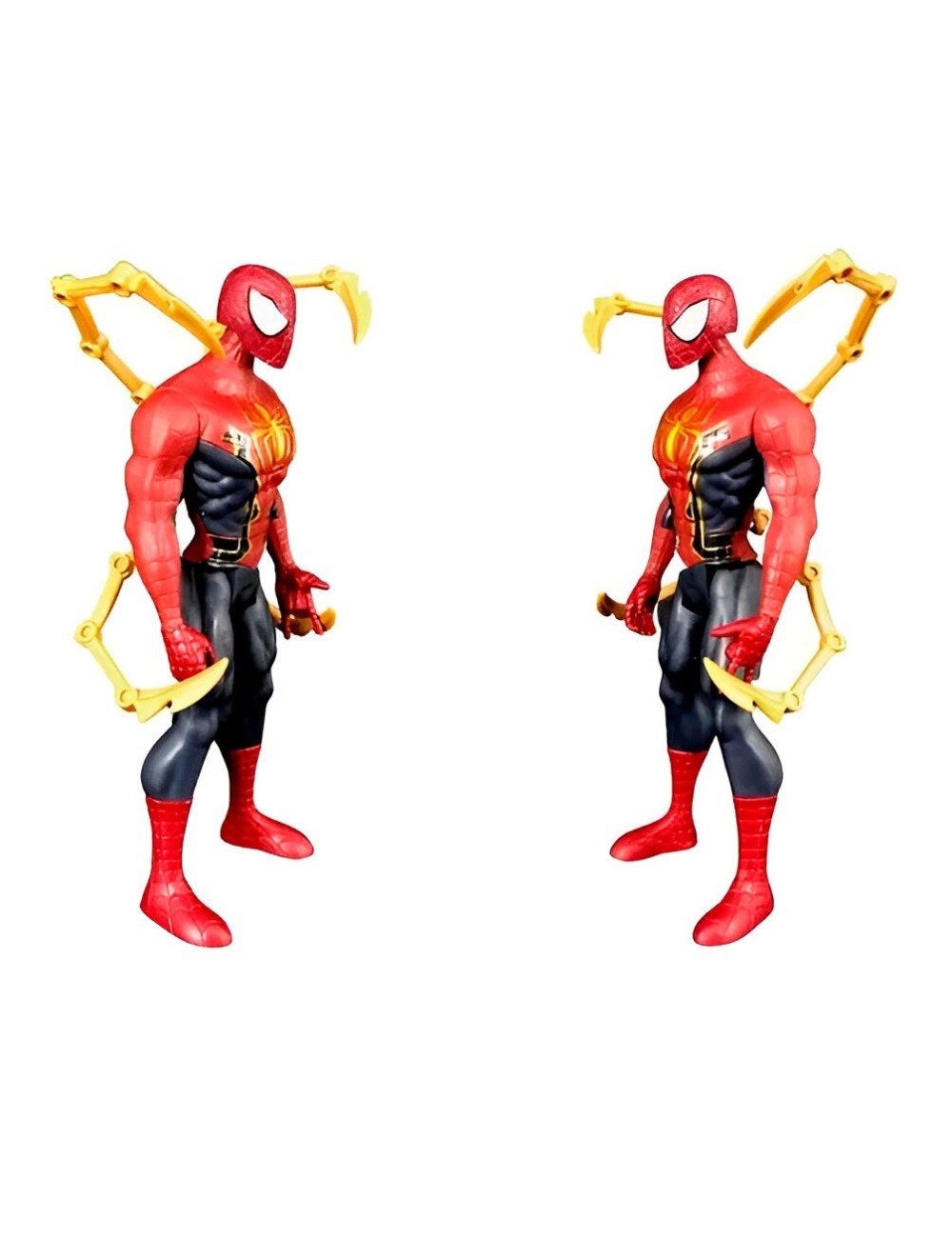 Figura Coleccionable Juguete Sonido Comic Spiderman Dorado