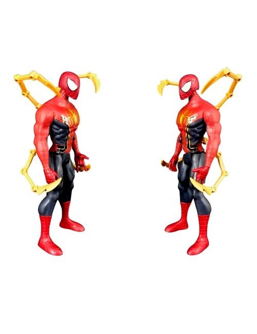 Figura Coleccionable Juguete Sonido Comic Spiderman Dorado