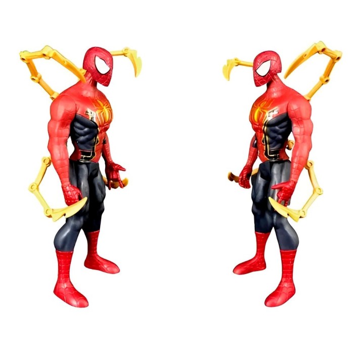Figura Coleccionable Juguete Sonido Comic Spiderman Dorado