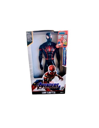 Figura Coleccionable Juguete Sonido Comic Spiderman Noir