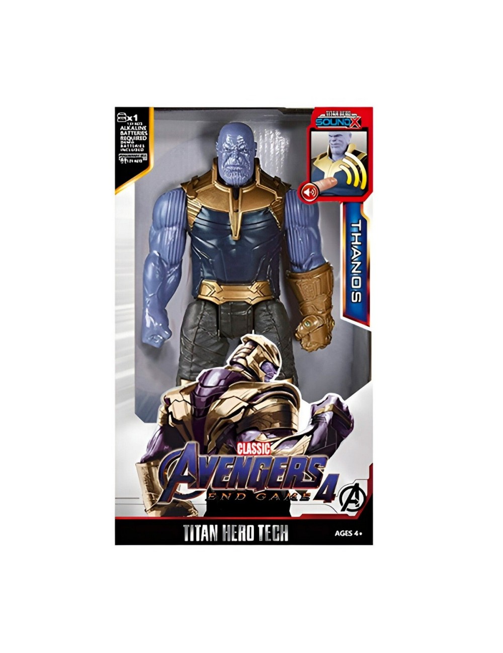 Figura Coleccionable Juguete Sonido Comic Thanos Avengers