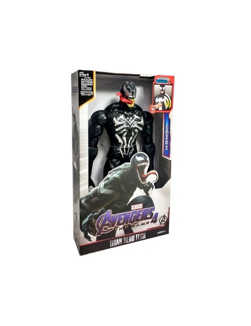 Figura Coleccionable Juguete Sonido Comic Venom Spiderman