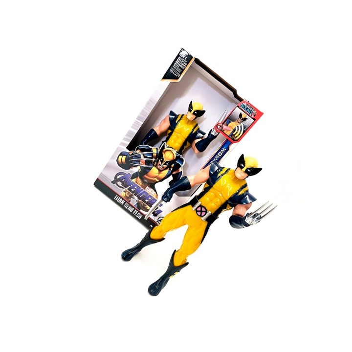 Figura Coleccionable Juguete Sonido Comic Wolverine Garra
