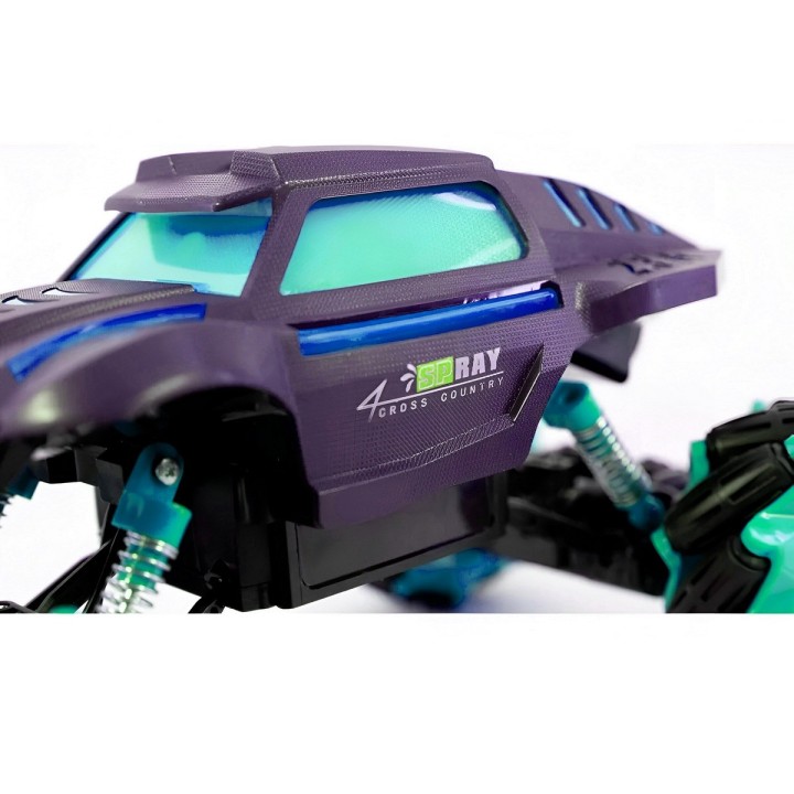 Carro Control Remoto Y Mano Juguete Niños Recargable Monster