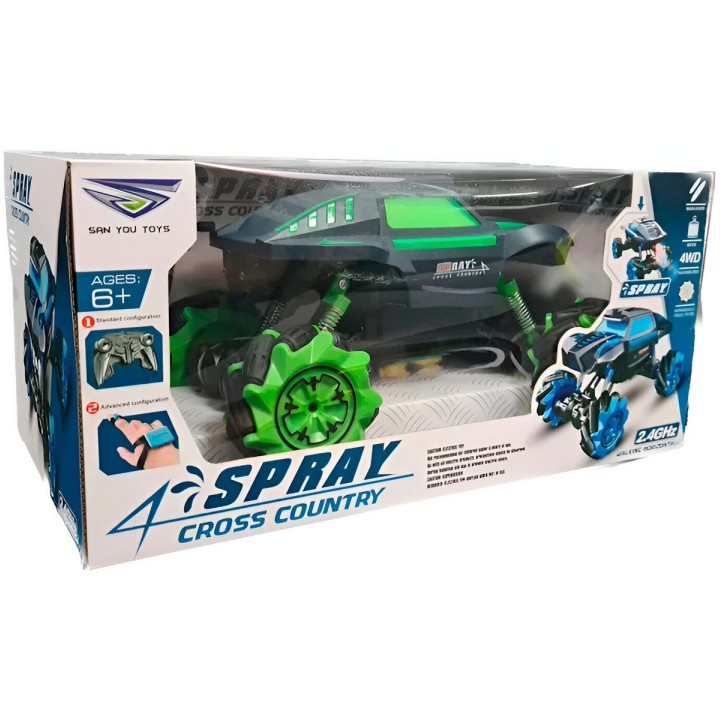 Carro Control Remoto Y Mano Juguete Niños Recargable Monster