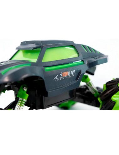 Carro Control Remoto Y Mano Juguete Niños Recargable Monster