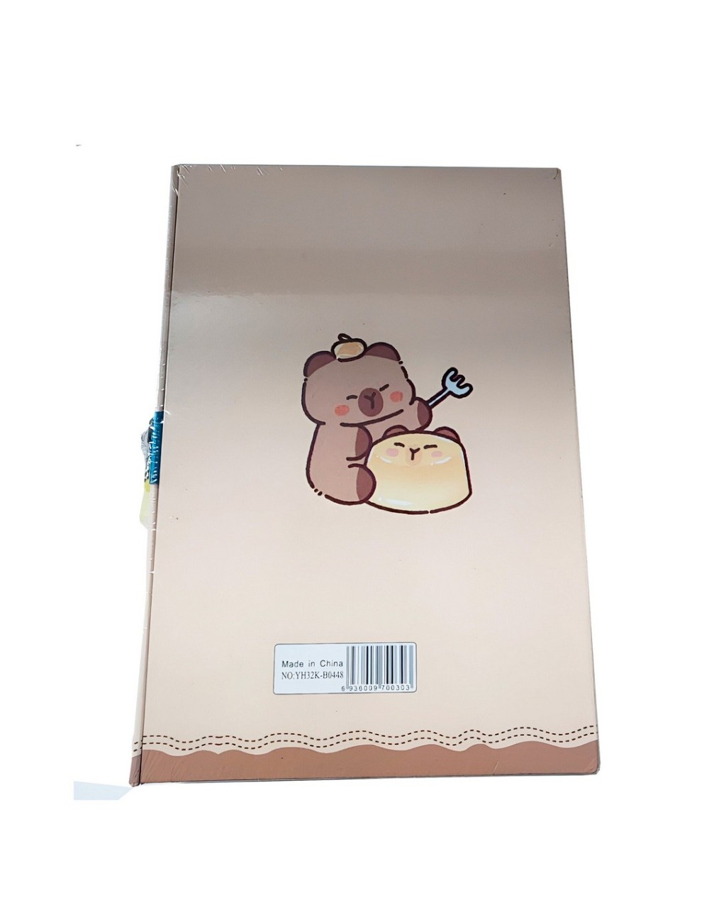 Agenda Libreta Diario Privado Capibara + Candado Y Llaves