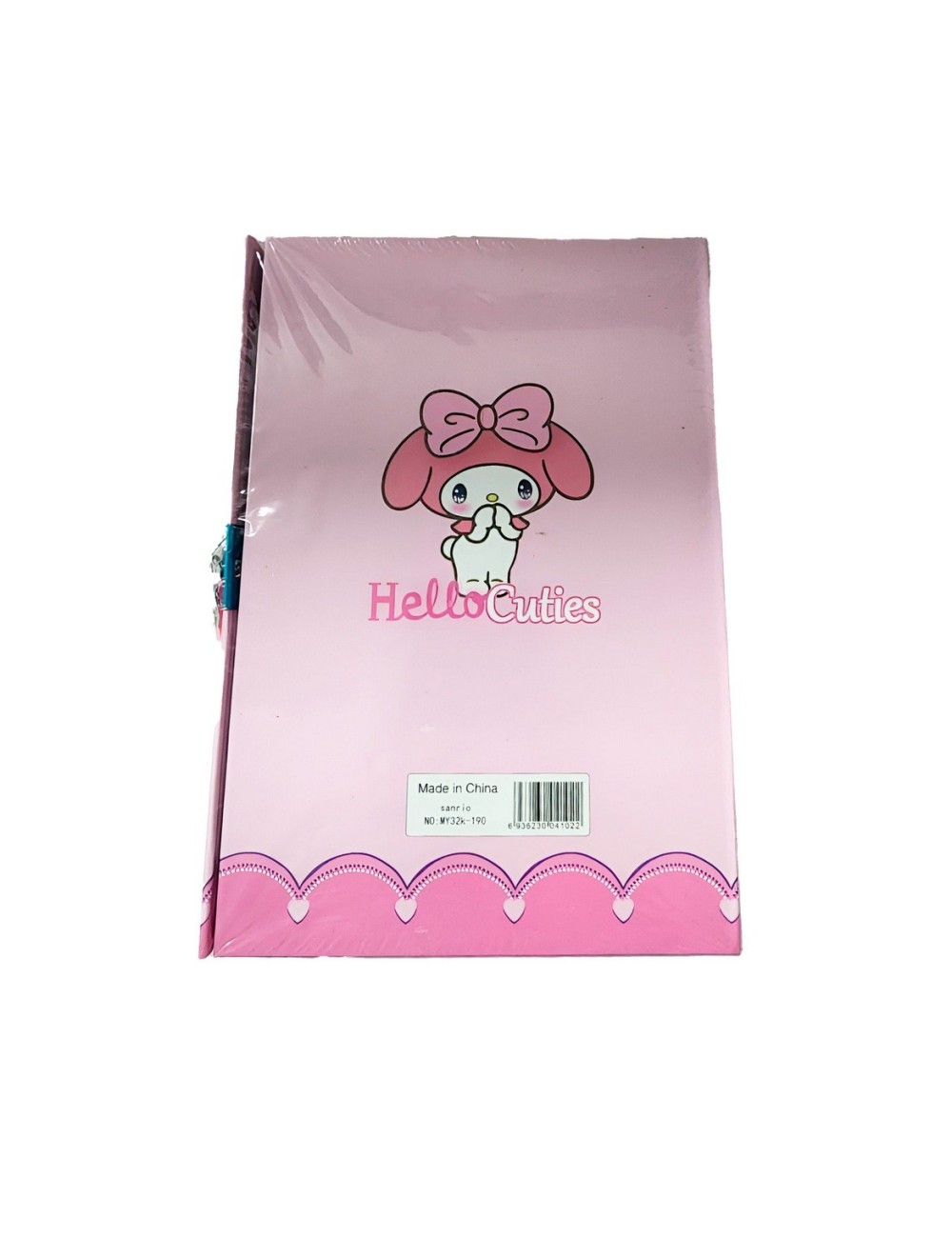 Agenda Libreta Diario Privado Melody Kuromi + Candado Llaves