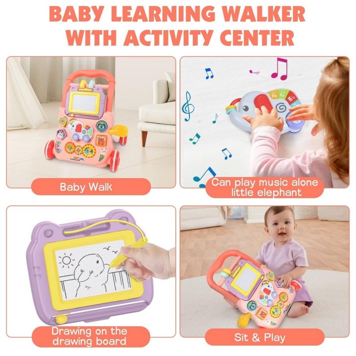 Andadera Caminador Bebes Primeros Pasos Musical Tablero