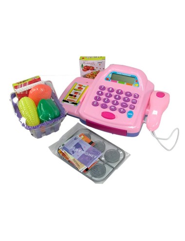 Caja Registradora De Juguete Para Niña Market + Baterias