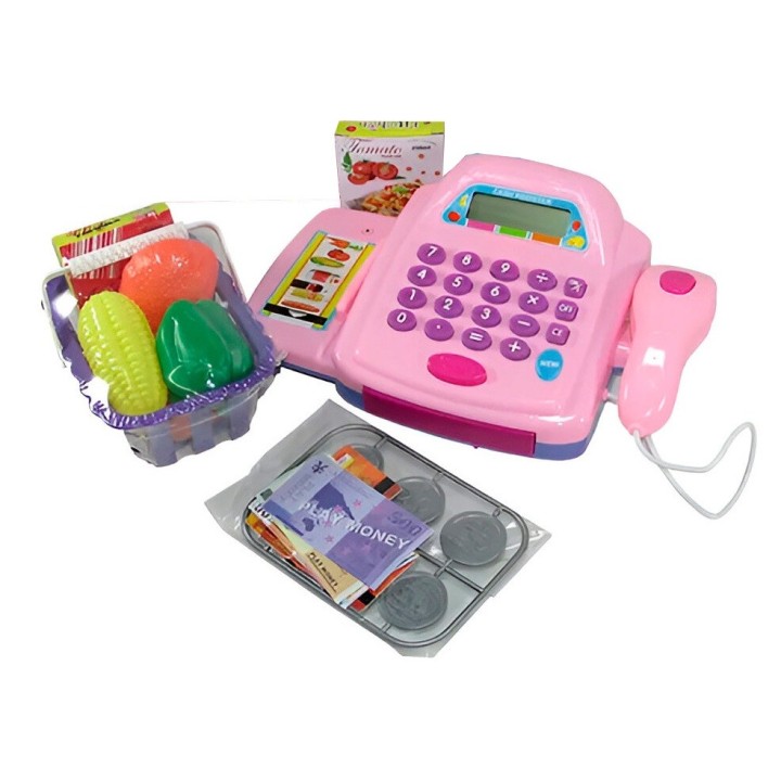 Caja Registradora De Juguete Para Niña Market + Baterias