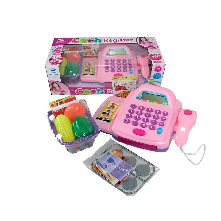 Caja Registradora De Juguete Para Niña Market + Baterias