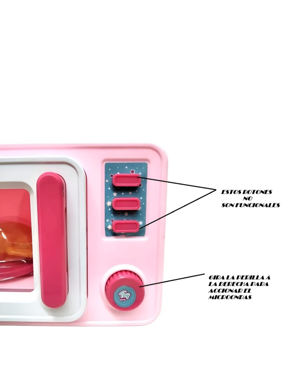 Horno Microondas Juguete Niñas Interactiva Rol Muñecas