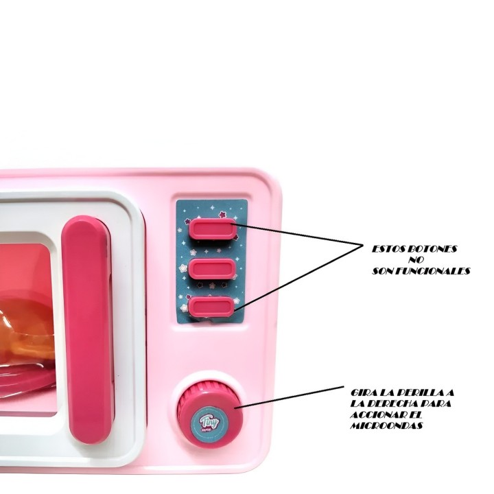 Horno Microondas Juguete Niñas Interactiva Rol Muñecas
