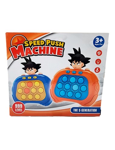 Juego De Memoria Luz Y Sonido Popit Push Dragon Ball Z Goku