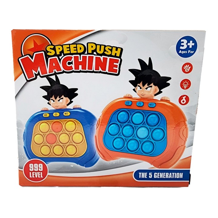 Juego De Memoria Luz Y Sonido Popit Push Dragon Ball Z Goku