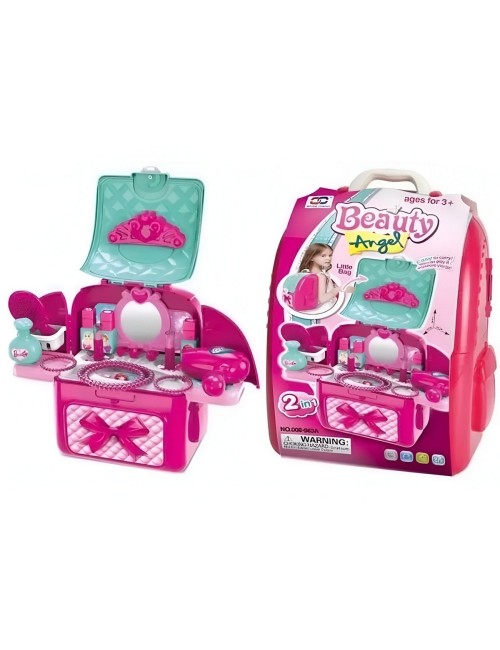 Set Belleza Maleta Bolso Tocador Mesa Juguete Niñas Niñas