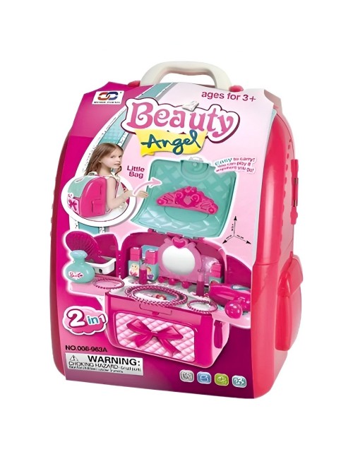 Set Belleza Maleta Bolso Tocador Mesa Juguete Niñas Niñas
