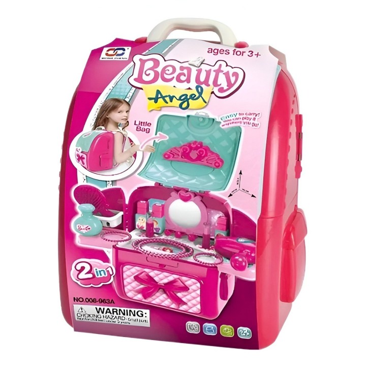 Set Belleza Maleta Bolso Tocador Mesa Juguete Niñas Niñas