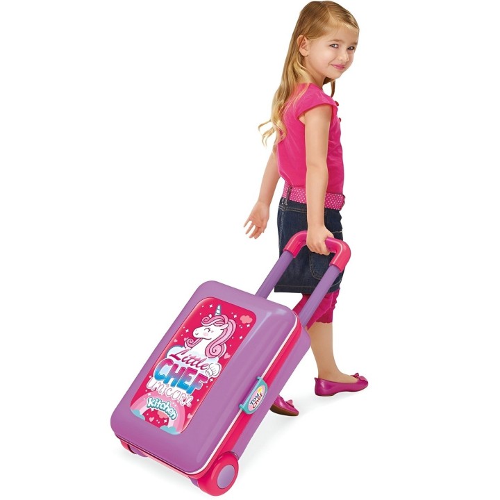 Set Cocina Cheef Maleta Mesa Portátil Niñas Didáctico