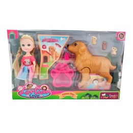 Muñeca Accesorios Mascota Mini Juguete Niñas Interactivo