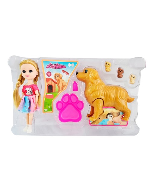 Muñeca Accesorios Mascota Mini Juguete Niñas Interactivo