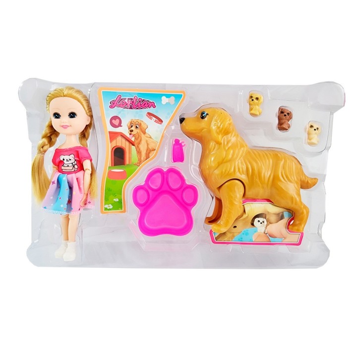 Muñeca Accesorios Mascota Mini Juguete Niñas Interactivo
