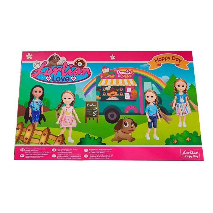 Muñeca Accesorios Mascota Mini Juguete Niñas Interactivo