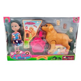 Muñeca Accesorios Mascota Mini Juguete Niñas Interactivo