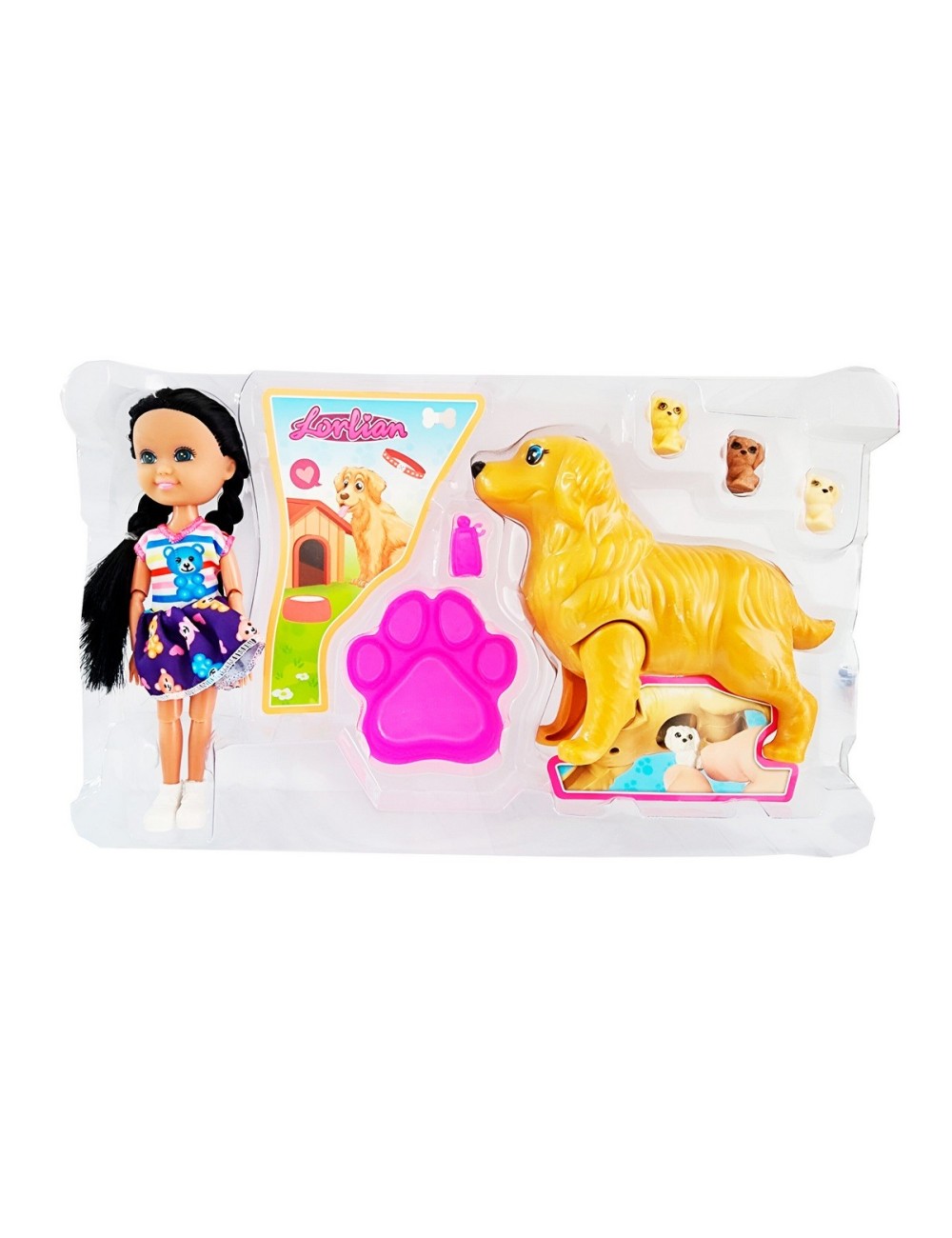 Muñeca Accesorios Mascota Mini Juguete Niñas Interactivo