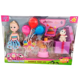 Muñeca Accesorios Fiesta Mascota Juguete Niñas Interactivo